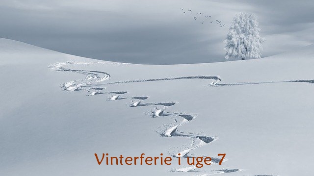 Jeg holder vinterferie i uge 7 i 2025